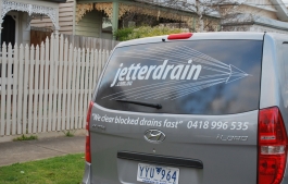 Jetterdrain van rear